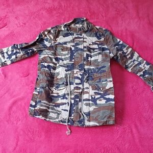Multicolored camo jacket